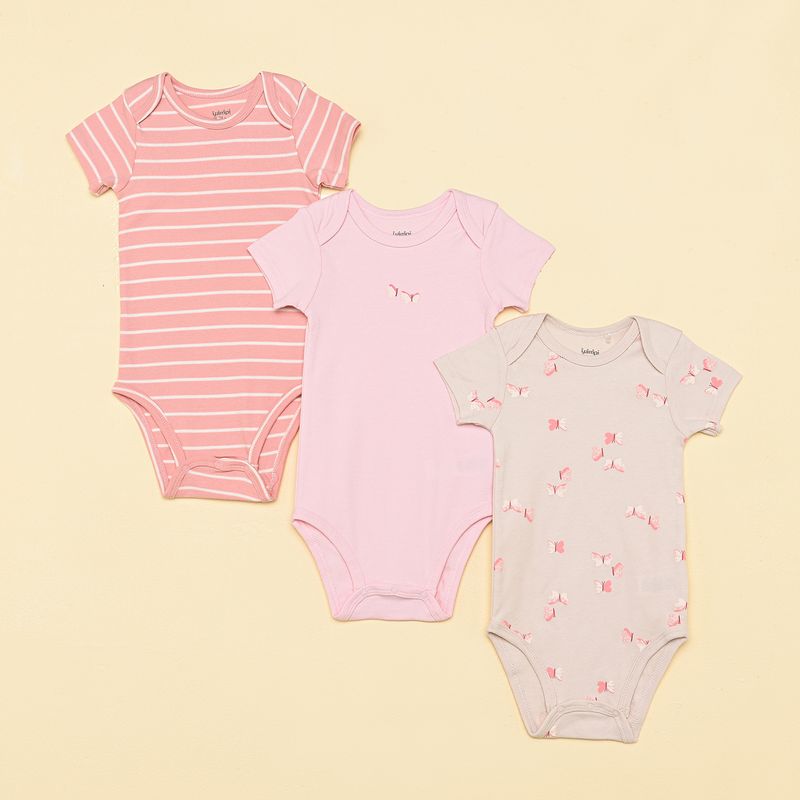 YAMP - Bodies Bebé niña Pack de 3 unidades   Algodón Yamp