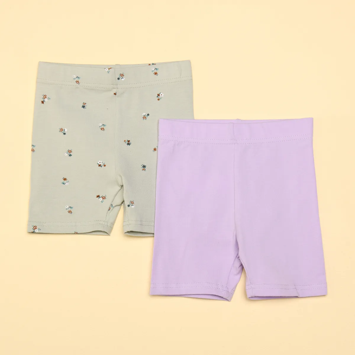 YAMP - Shorts Bebé niña Pack de 2 unidades con Cintura elásticada  Algodón Yamp