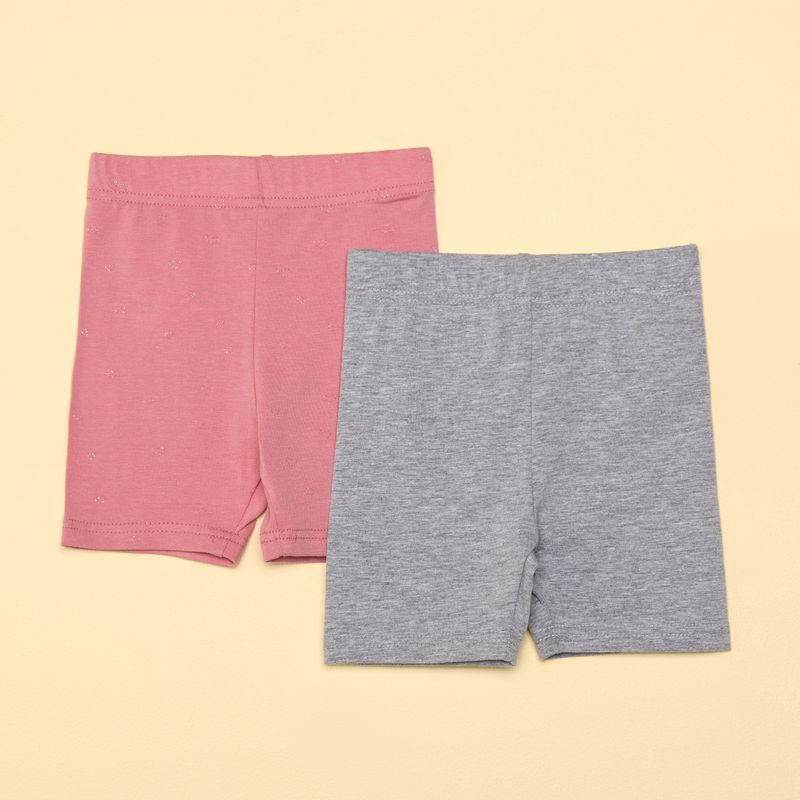 YAMP - Shorts Bebé niña Pack de 2 unidades con Cintura elásticada  Algodón Yamp