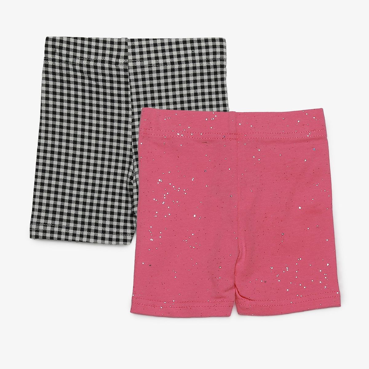 YAMP - Shorts Bebé niña Pack de 2 unidades con Cintura elásticada  Algodón Yamp