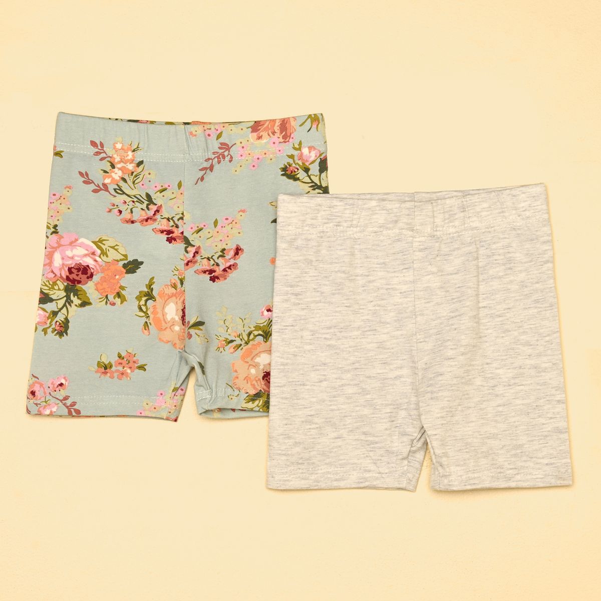 YAMP - Shorts Bebé niña Pack de 2 unidades con Cintura elásticada  Algodón Yamp