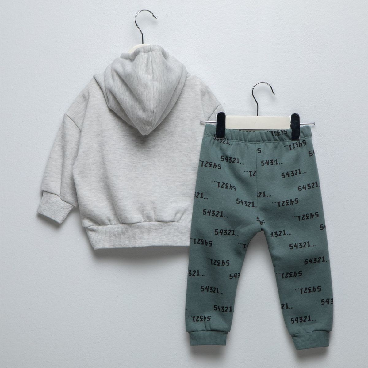 YAMP - Sets Saco con capucha + Jogger para Bebé niño en Algodón Yamp