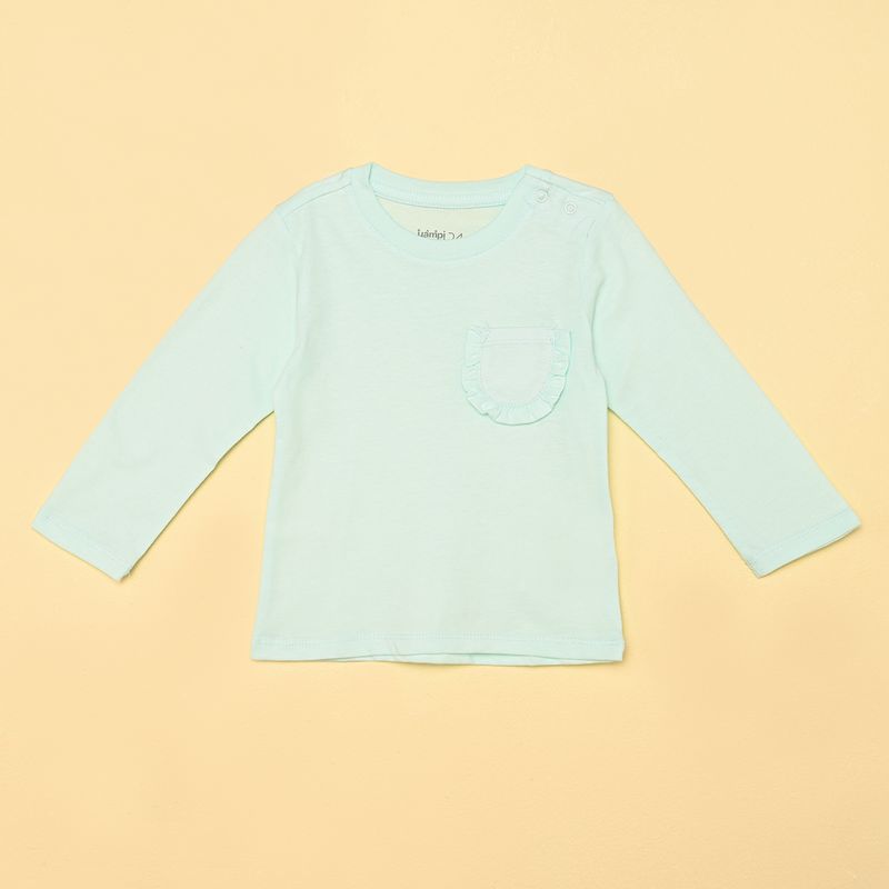 YAMP - Camiseta Bebé niña Manga larga Algodón Yamp