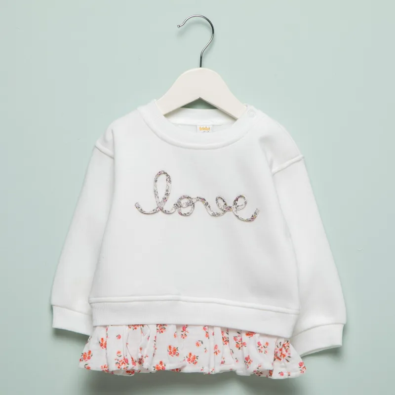YAMP - Saco Bebé niña  Bordado  Algodón Yamp