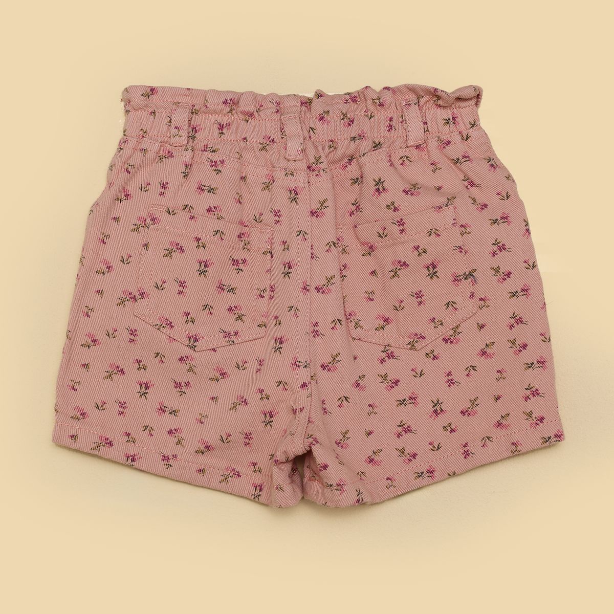 YAMP - Shorts Bebé niña Cintura elásticada  Algodón Yamp