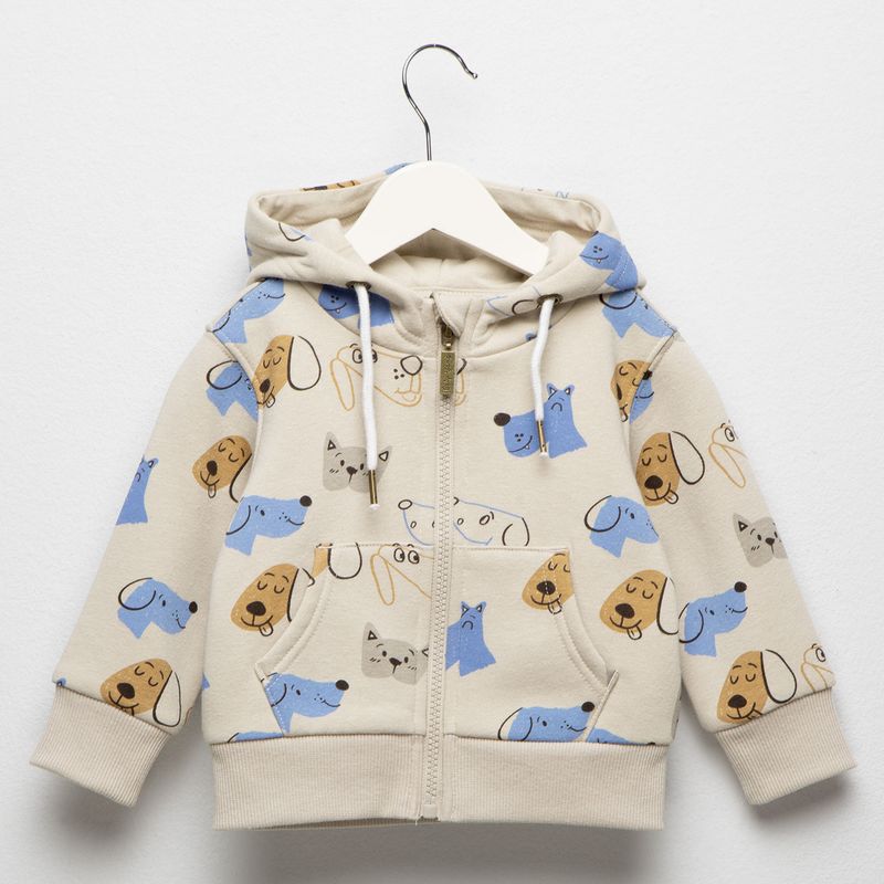 YAMP - Saco Bebé niño con Estampado Con capucha Algodón Yamp