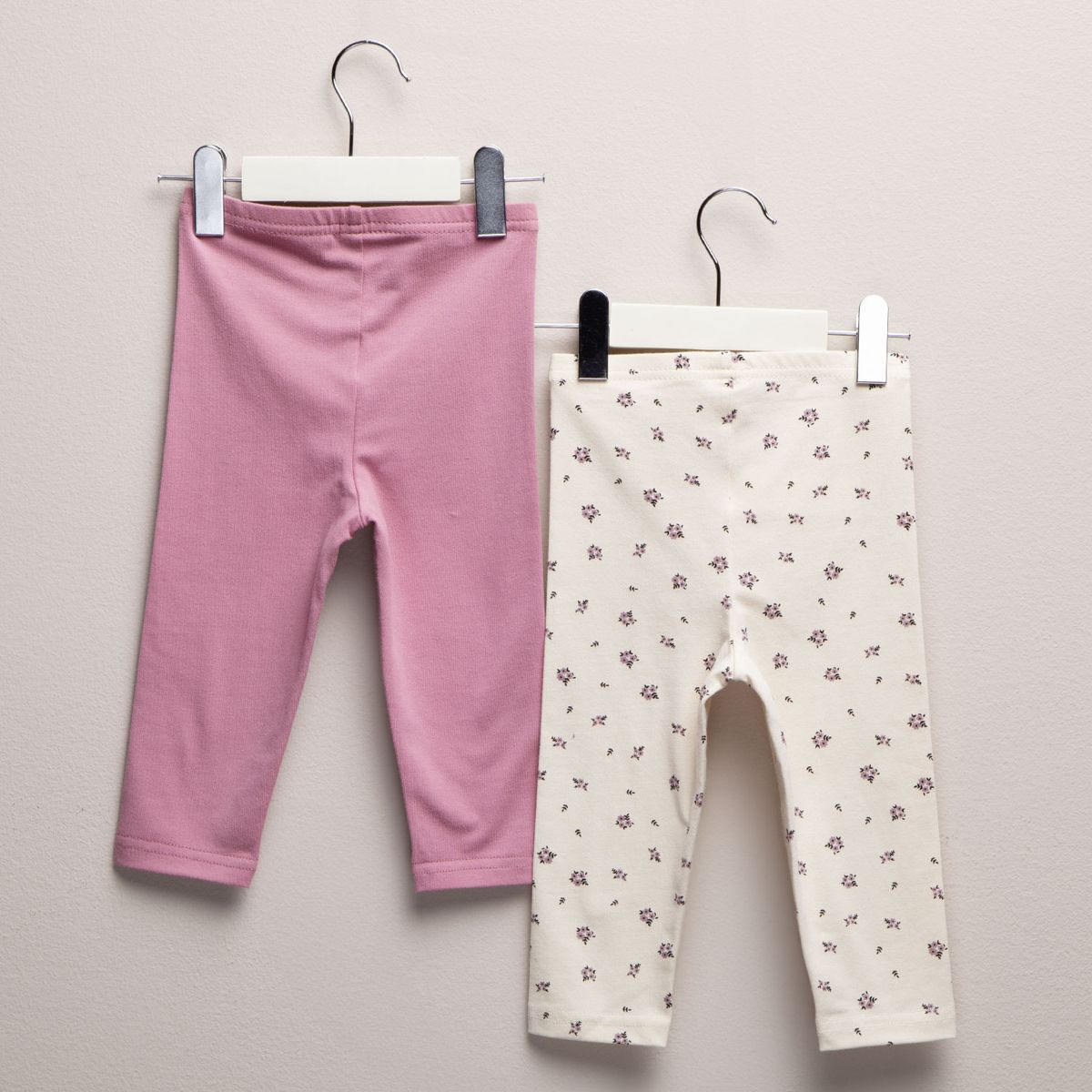 YAMP - Leggings Bebé niña Pack de 2 unidades con Cintura elásticada  Algodón Yamp