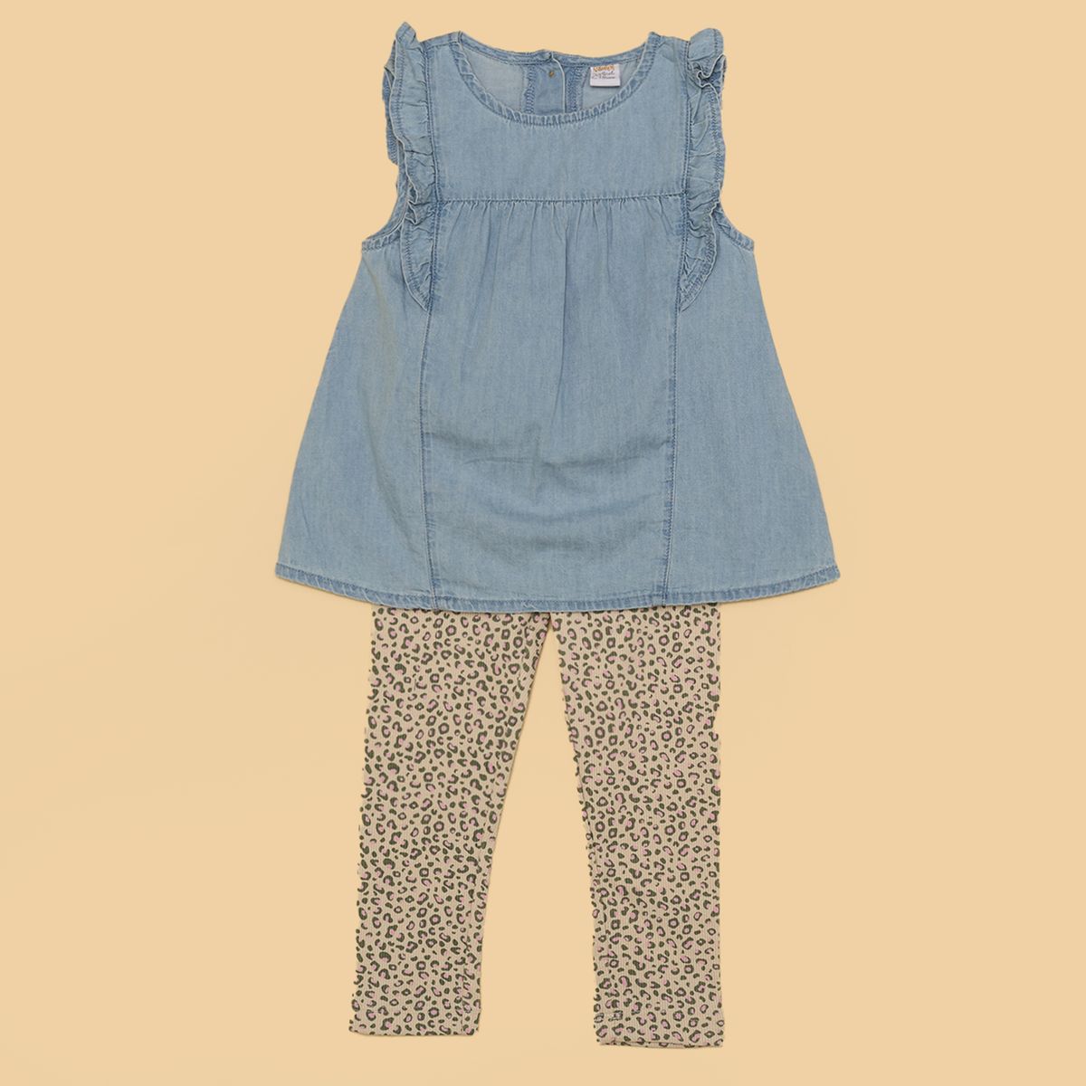 YAMP - Set Blusa + Leggings para Bebé niña en Algodón Yamp