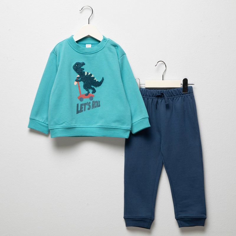 YAMP - Sets Saco manga larga + Jogger para Bebé niño en Algodón Yamp