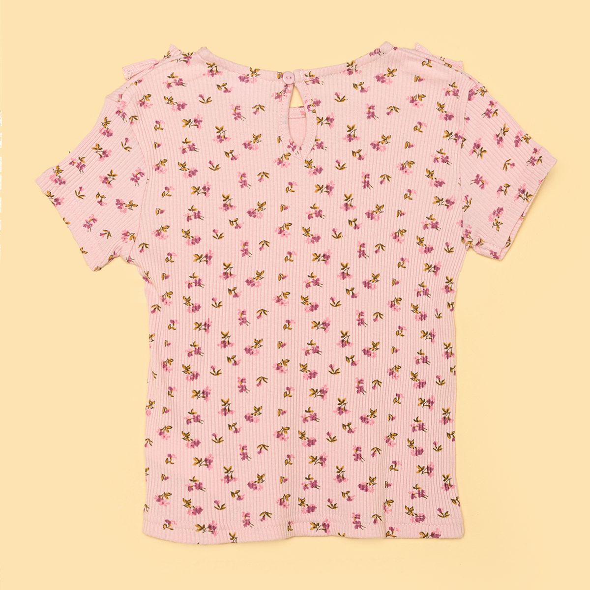 YAMP - Camiseta Bebé niña Manga corta Algodón Yamp