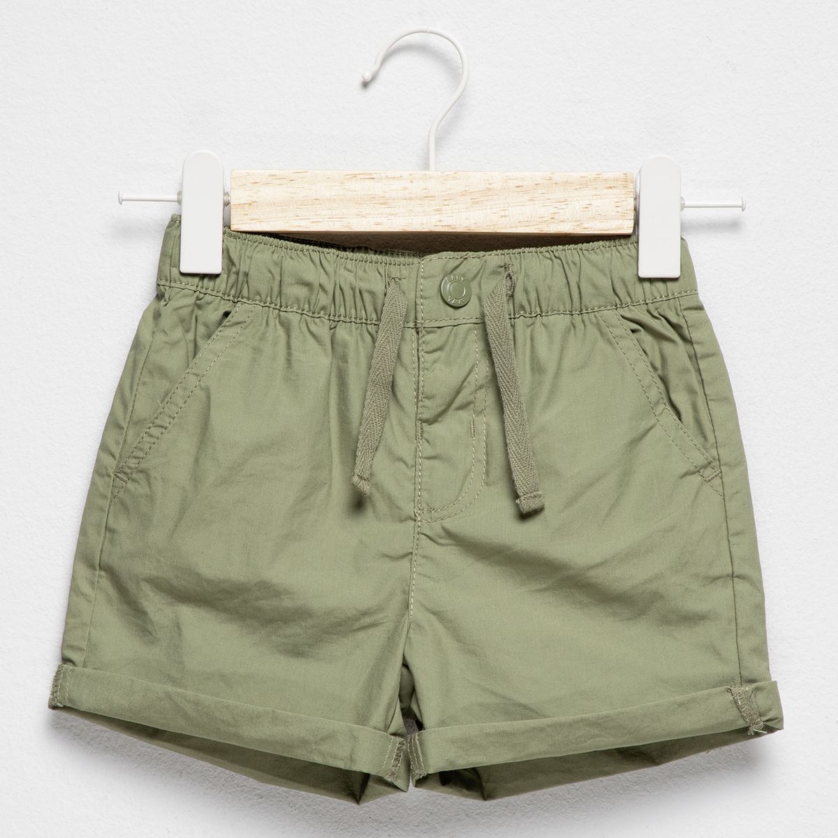 YAMP - Short Cintura elásticada para Bebé niño de Algodón Yamp