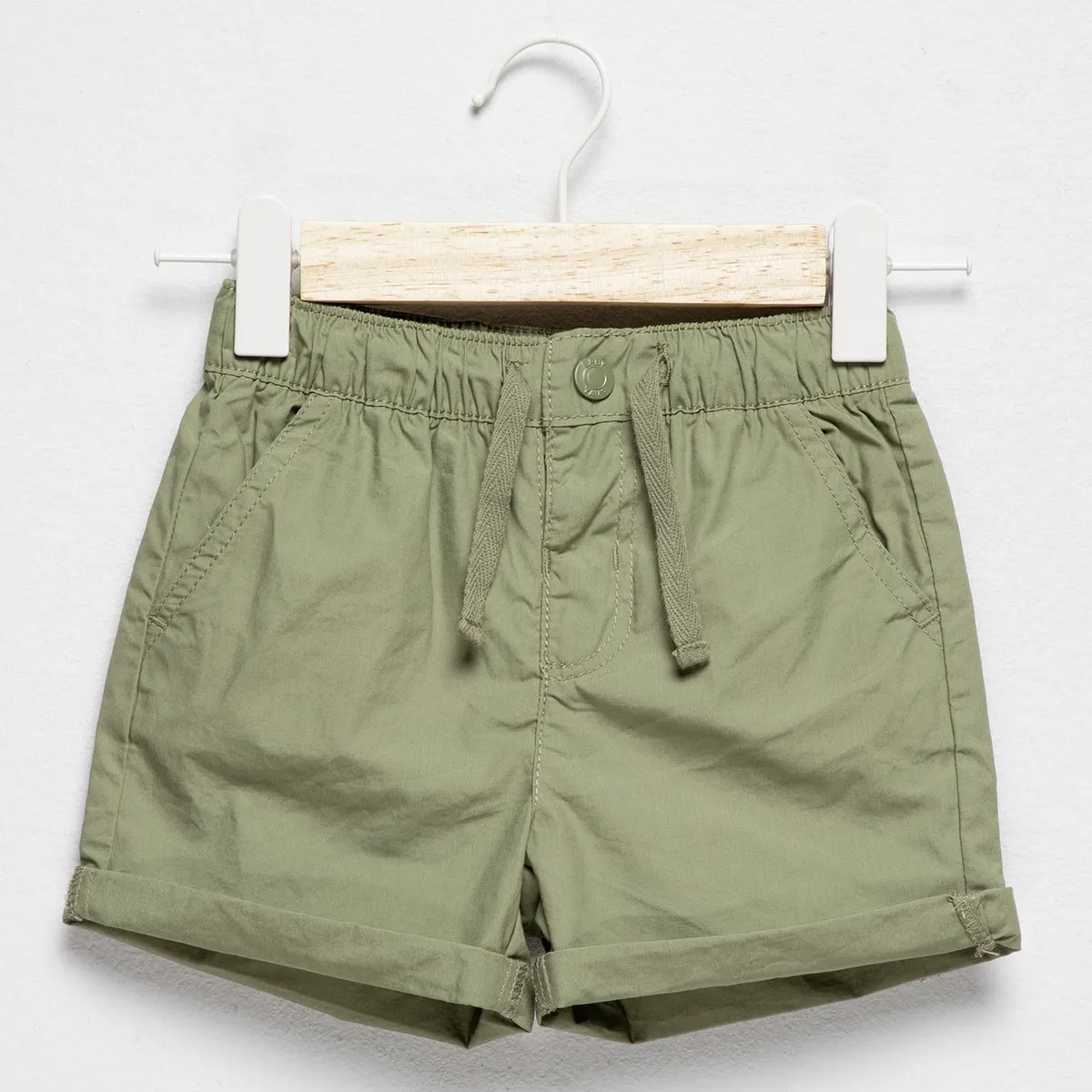 YAMP - Short Cintura elásticada para Bebé niño de Algodón Yamp