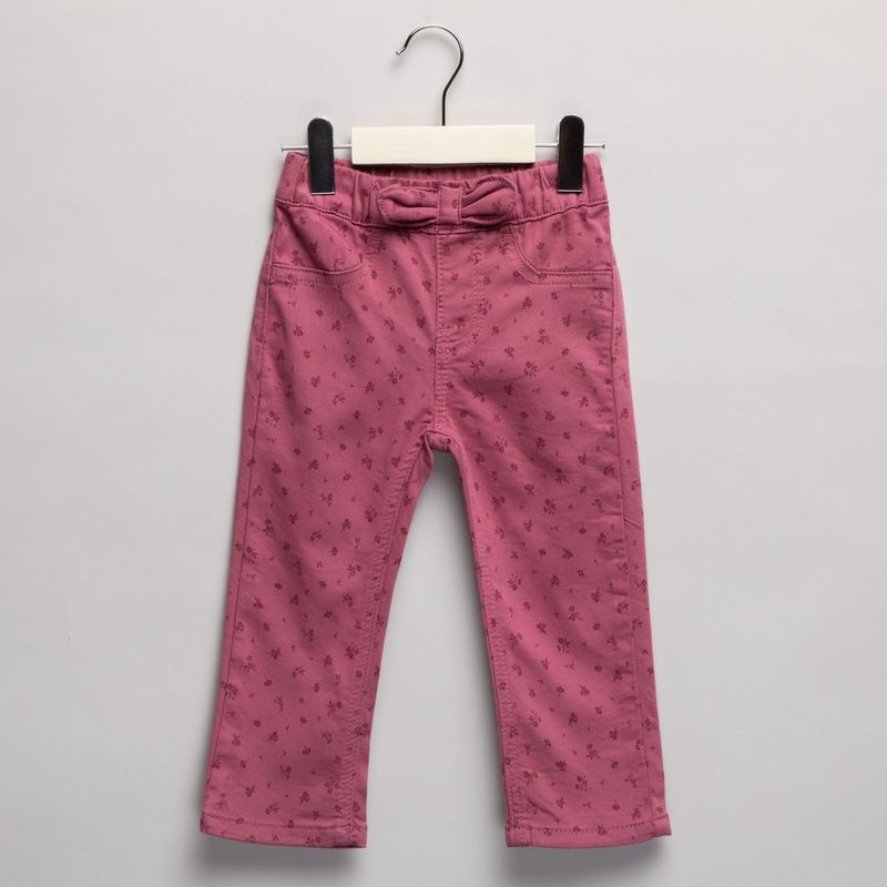 YAMP - Pantalón Bebé niña  Cintura elásticada   Algodón Yamp