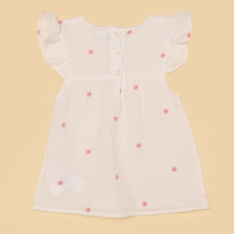 YAMP - Blusa Bebé niña Manga corta Algodón Yamp