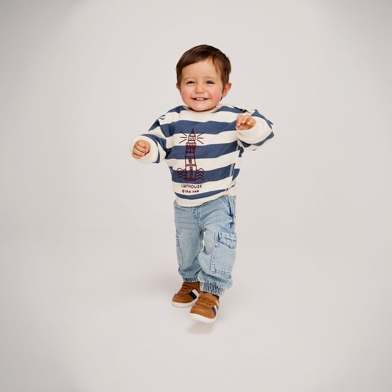 YAMP - Jean Bebé niño  Cintura elásticada   Algodón Yamp