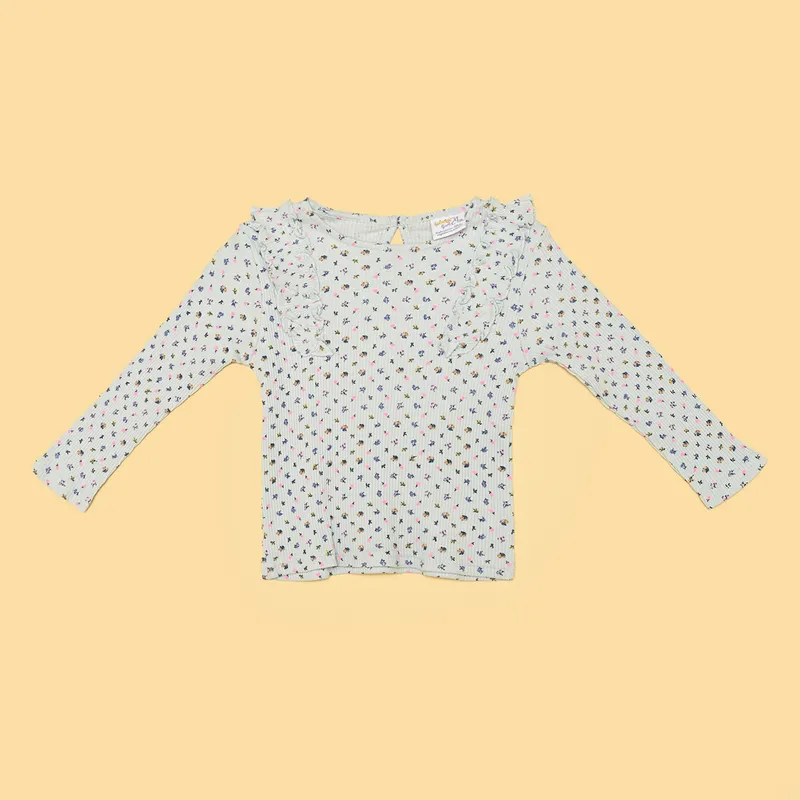 YAMP - Camiseta para Bebé niña Manga larga de Algodón Yamp