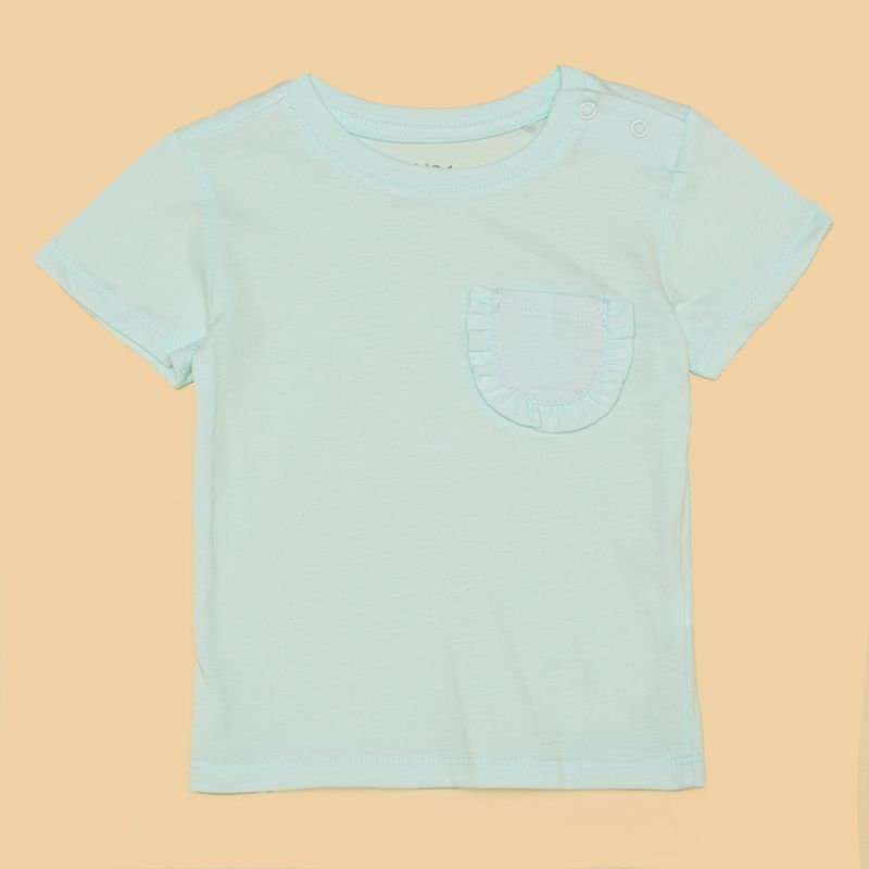YAMP - Camiseta Bebé niña Manga corta Algodón Yamp