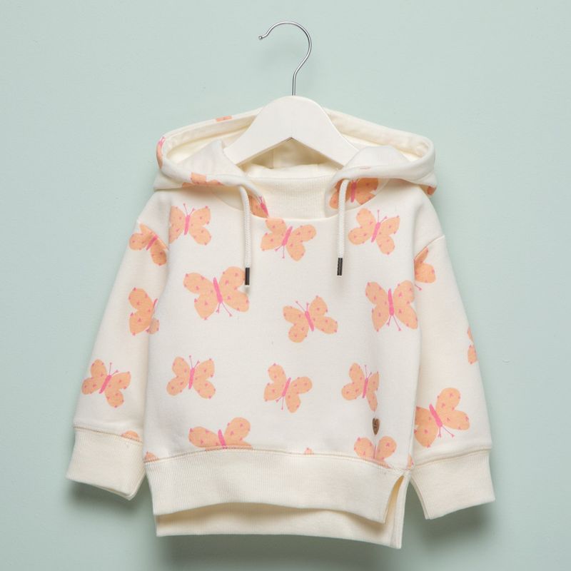 YAMP - Saco Bebé niña con Estampado Con capucha Algodón Yamp