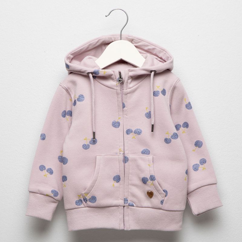 YAMP - Saco Bebé niña con Estampado Con capucha Algodón Yamp