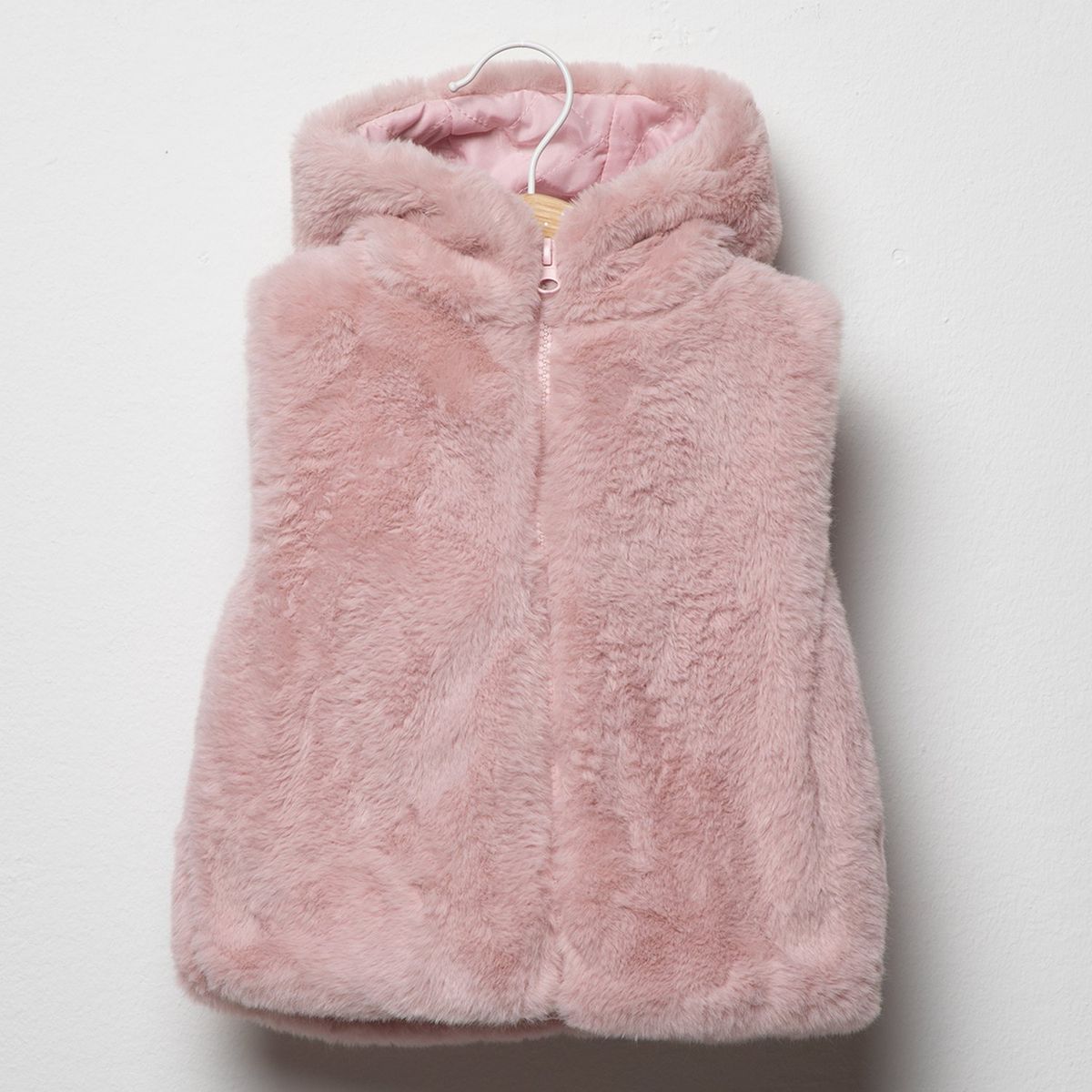 YAMP - Chaleco Con capucha para Bebé niña Acolchado Yamp