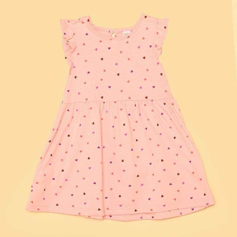 YAMP - Vestido Bebé niña Manga corta Algodón Yamp