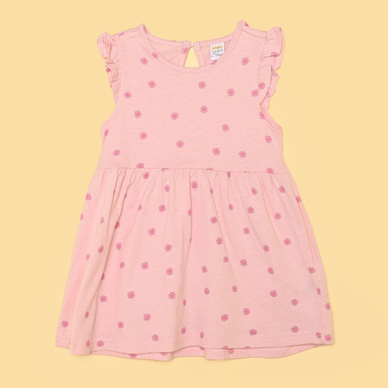 YAMP - Vestido Bebé niña Manga corta Algodón Yamp