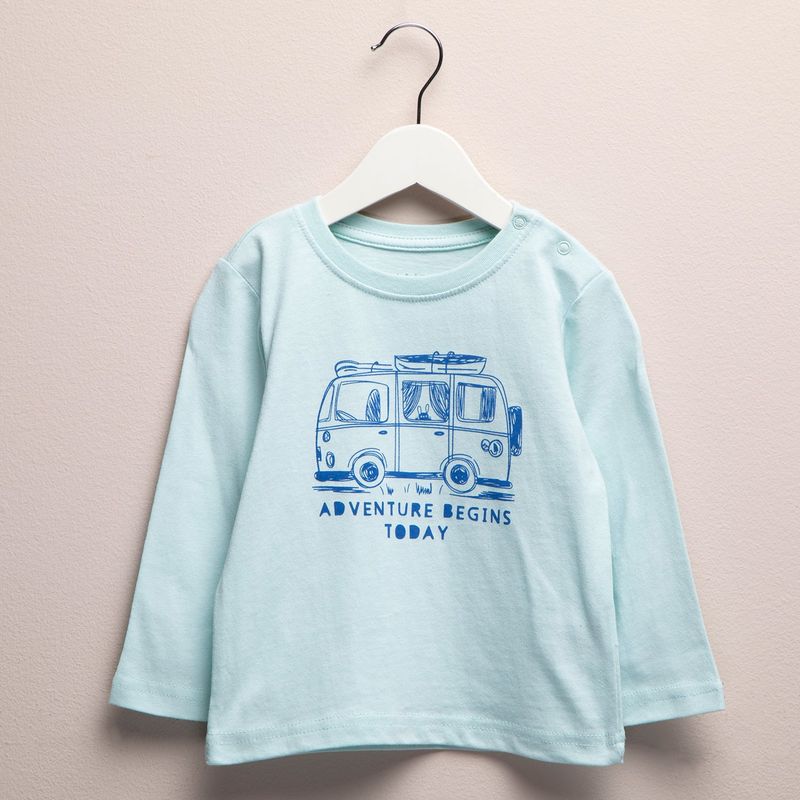 YAMP - Camiseta Bebé niño  Manga larga Algodón Yamp