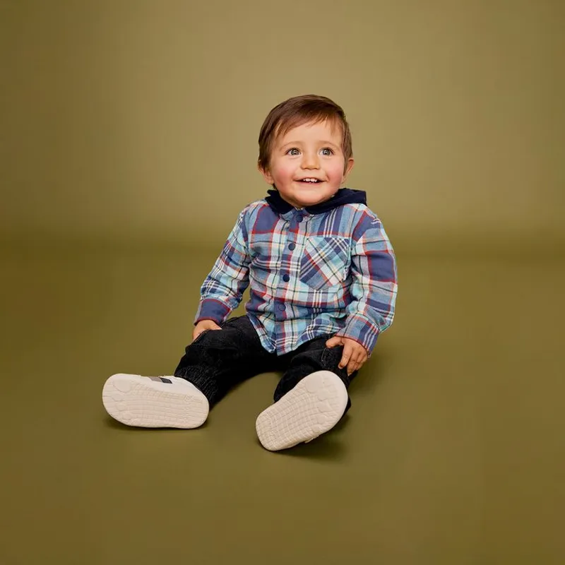 YAMP - Camisa Bebé niño Con capucha  Manga larga Algodón Yamp