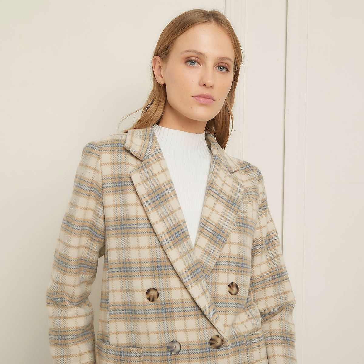 BASEMENT - Blazer Mujer de Cuadros Basement