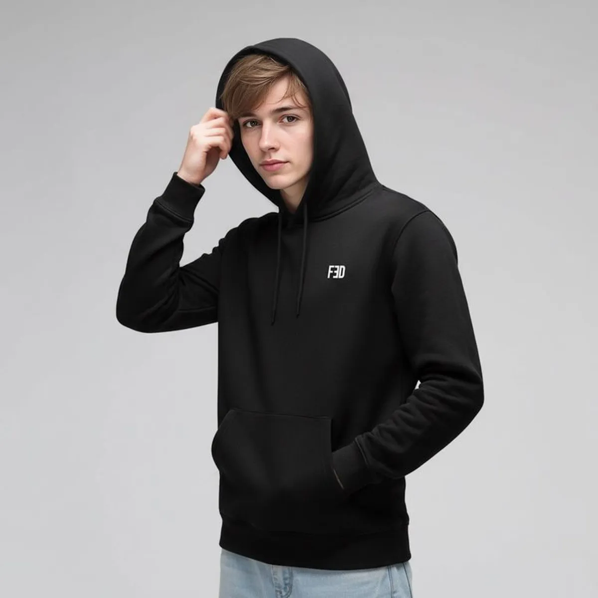 FEDERATION - Saco Niño con Logo Con capucha Algodón Federation