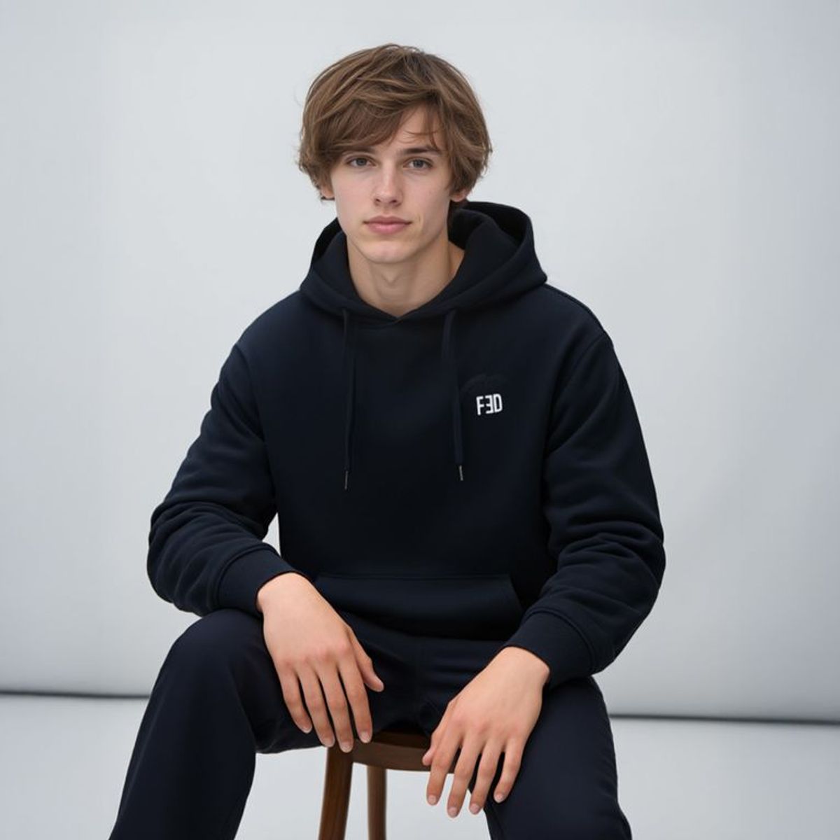 FEDERATION - Saco Niño con Logo Con capucha Algodón Federation