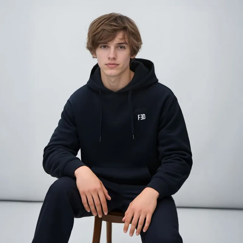 FEDERATION - Saco Niño con Logo Con capucha Algodón Federation