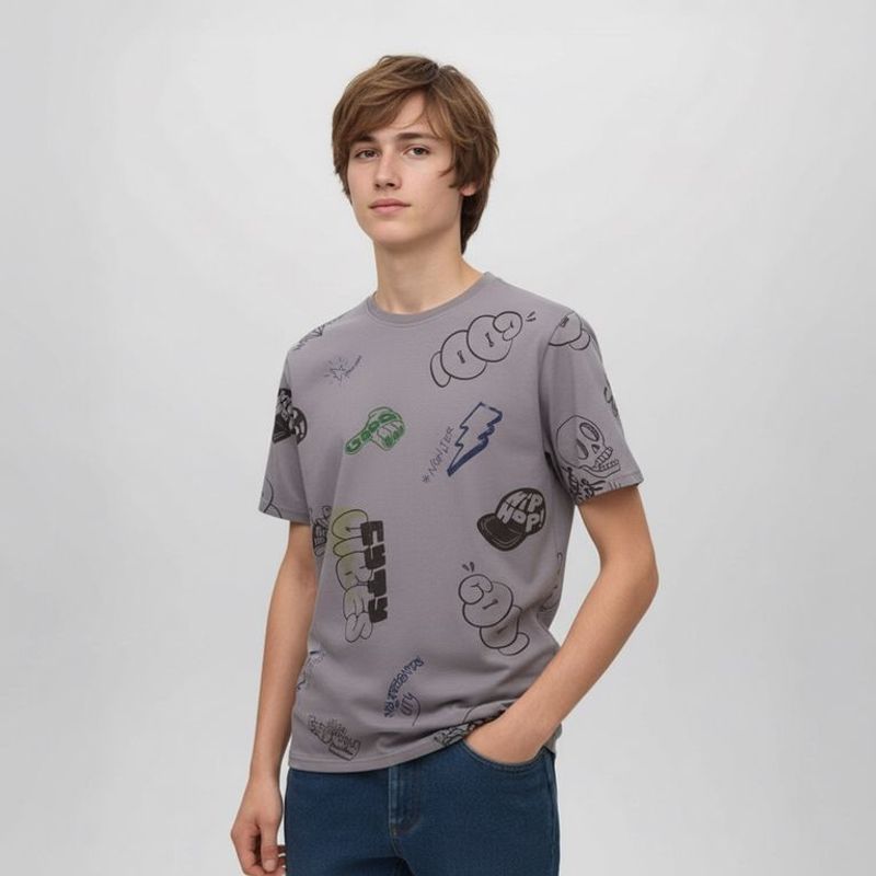 FEDERATION - Camiseta Niño Manga corta Algodón Federation