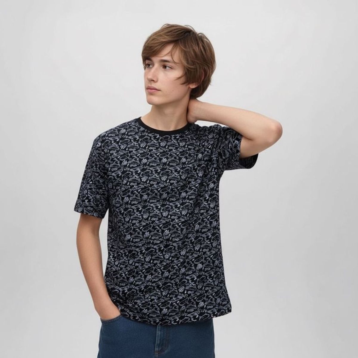 FEDERATION - Camiseta Niño con Estampado Manga corta Algodón Federation