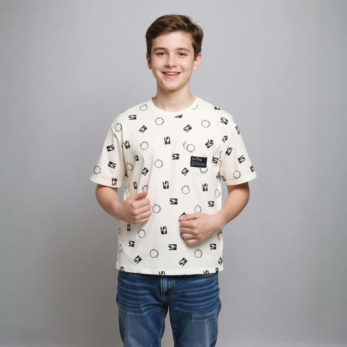 DOO AUSTRALIA - Camiseta Niño Manga corta Algodón Doo Australia