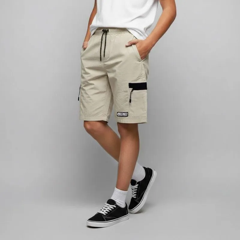 ECKO - Bermuda Niño Cintura elásticada Poliamida Ecko
