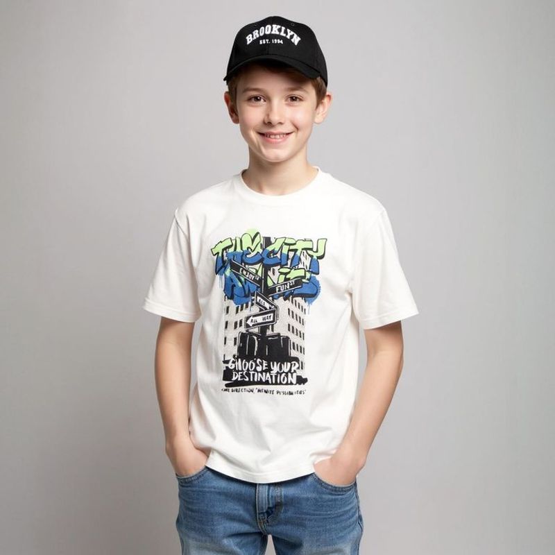 FEDERATION - Camiseta Niño Manga corta Algodón Federation