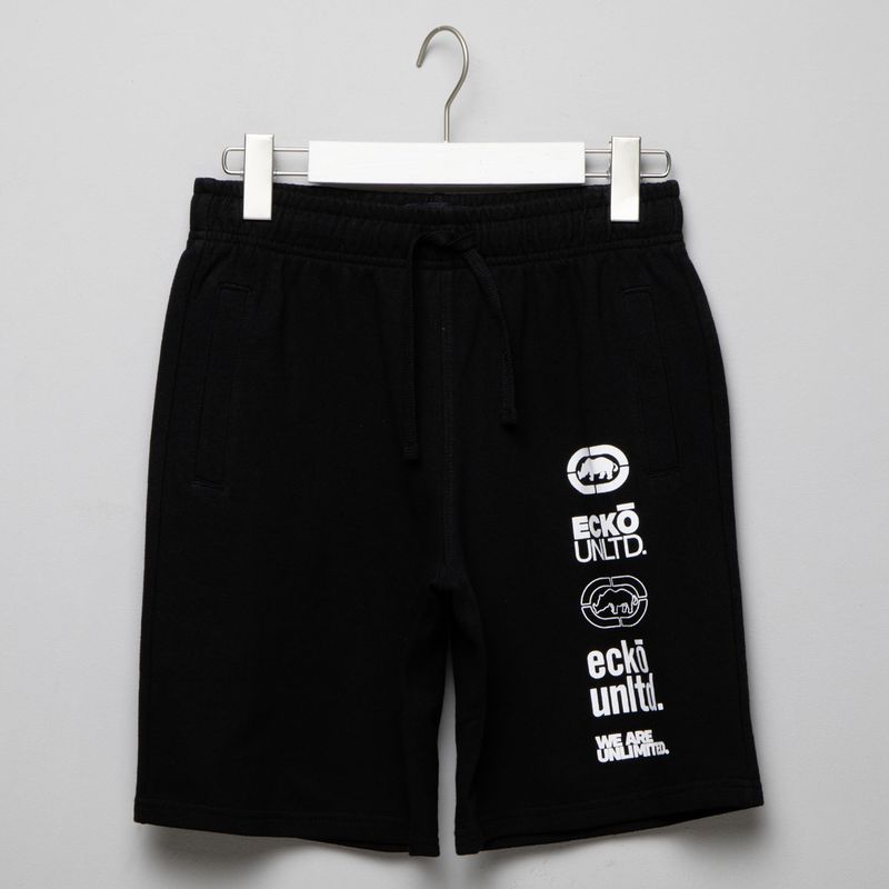 ECKO - Bermuda Niño Big logo Cintura elásticada Algodón Ecko