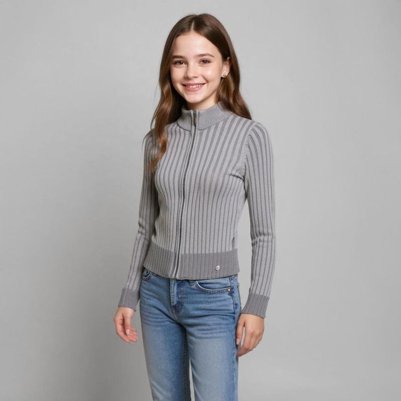 ELV - Saco Niña Con cuello Elv