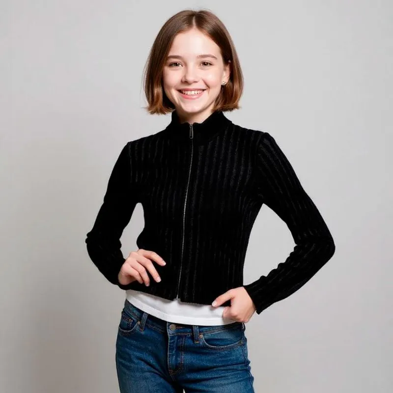 ELV - Saco Niña Con cuello Elv