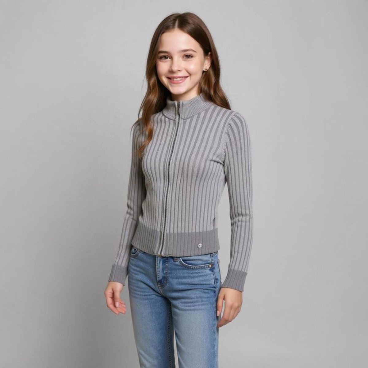 ELV - Saco Niña Con cuello Elv