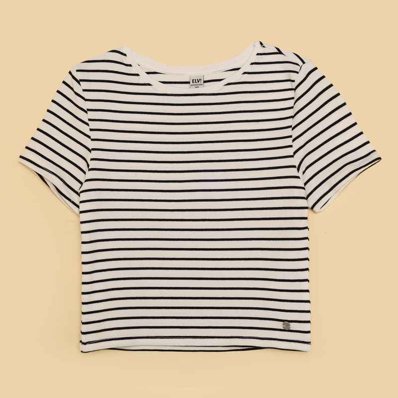 ELV - Camiseta Niña Manga corta Algodón Elv
