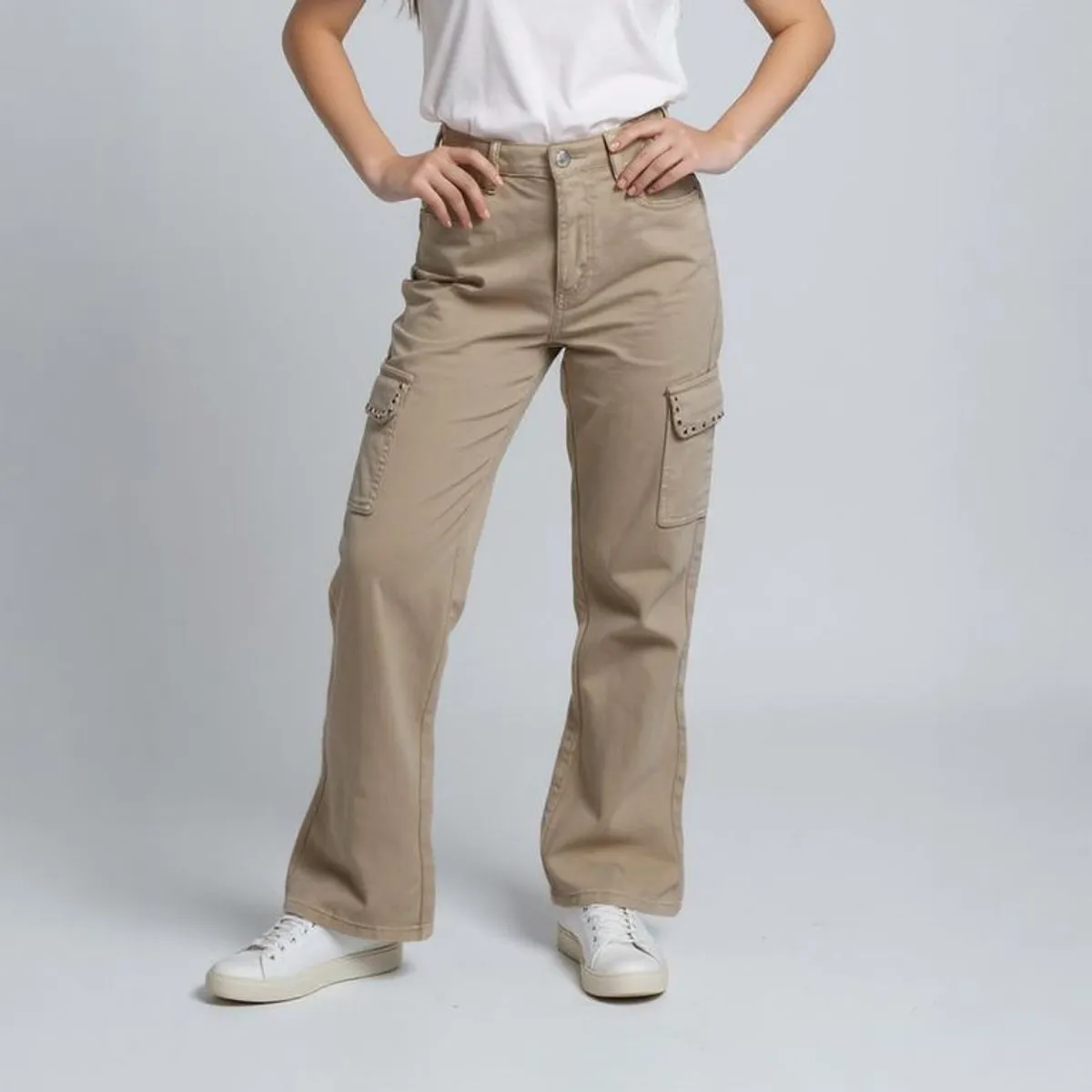 ELV - Pantalón con taches Niña Algodón Elv