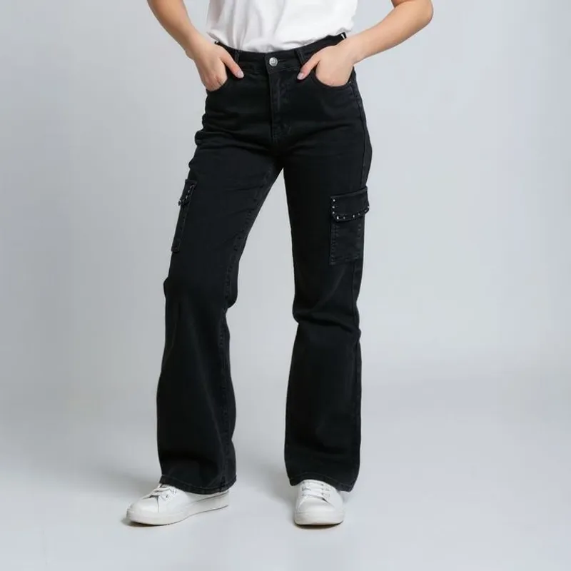 ELV - Pantalón con taches Niña Algodón Elv