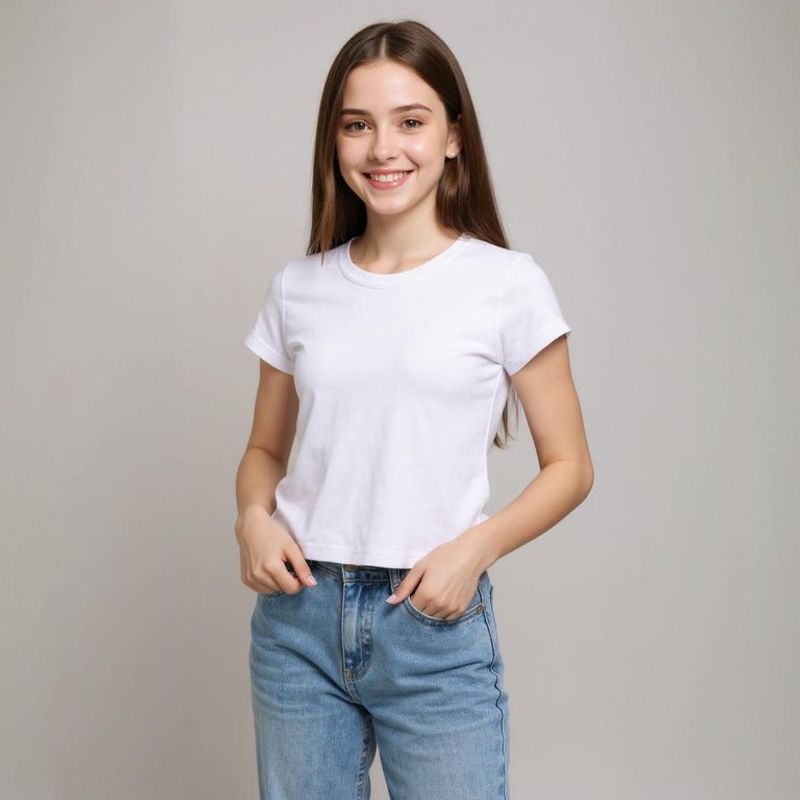 ELV - Camiseta Niña   Manga corta Algodón ELV