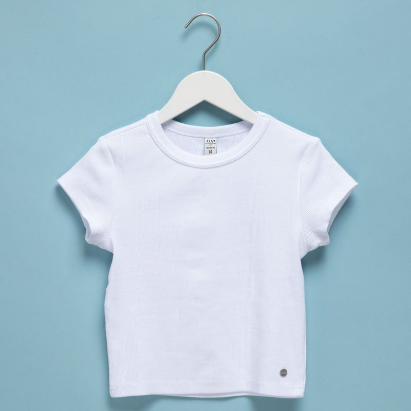 ELV - Camiseta Niña   Manga corta Algodón ELV