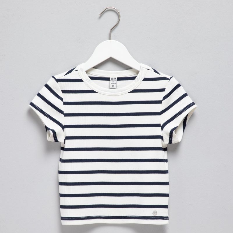 ELV - Camiseta Niña   Manga corta Algodón ELV