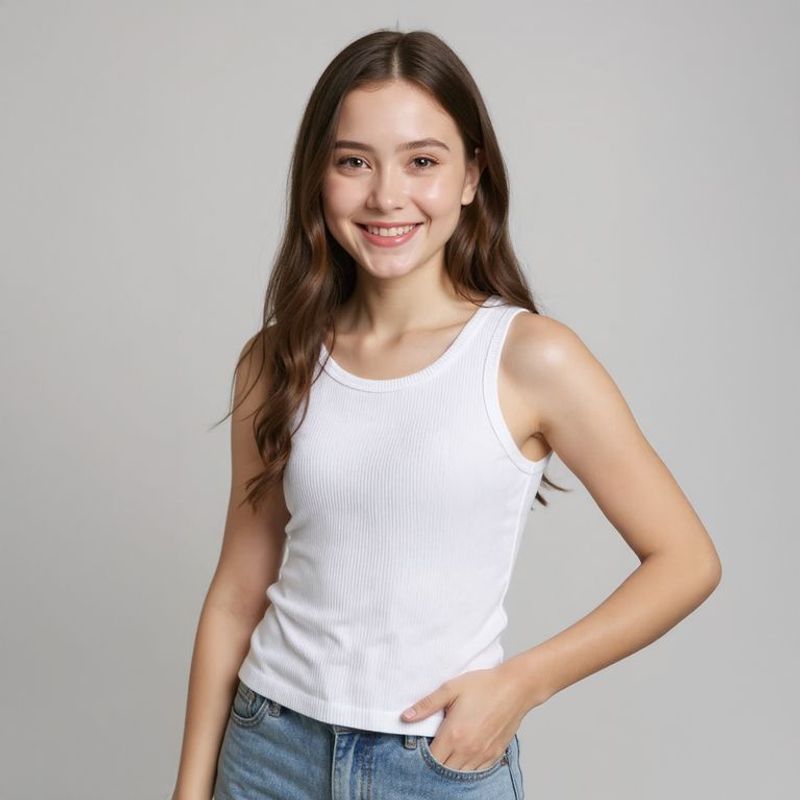 ELV - Top para Niña Acanalada Elv