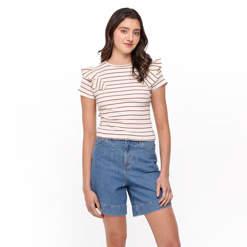 ELV - Camiseta Niña Manga corta Algodón Elv