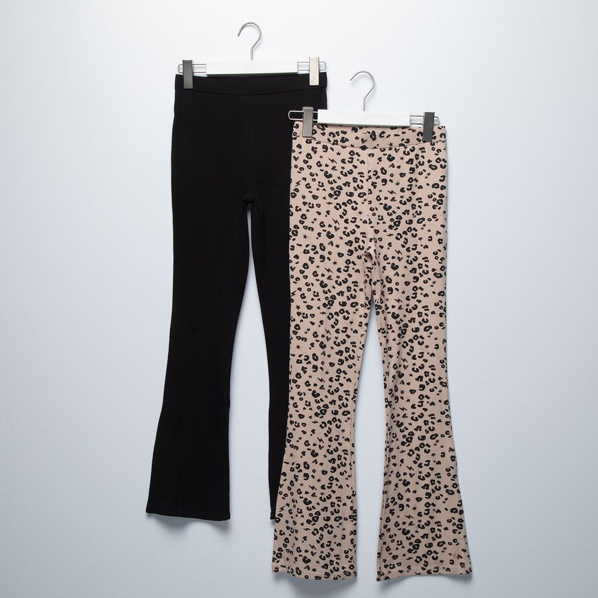 ELV - Leggings Niña Pack de 2 unidades Cintura elásticada Algodón ELV